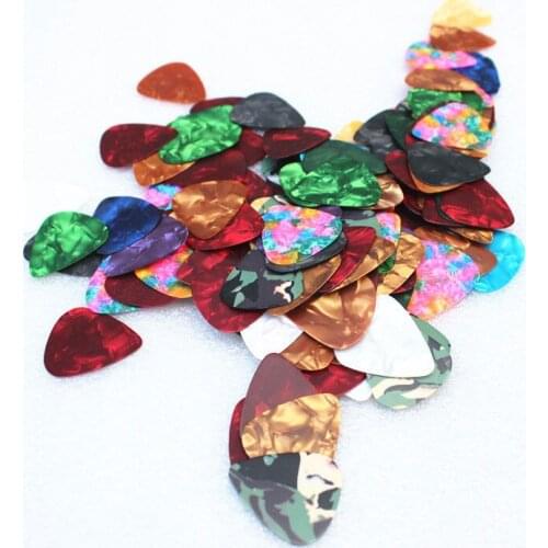 10/20 Pcs New Acoustic Picks Plectrum Celluloid Electric Smooth Guitar Pick Accessories 0.46mm 0.71mm 0.96mm SUB Sale