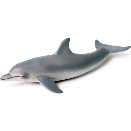 Simulation Sea Manatee Dolphin Figure Plastic Animals Model Fairy Craft Figurine Home Decoration Decor Gift for Kids
