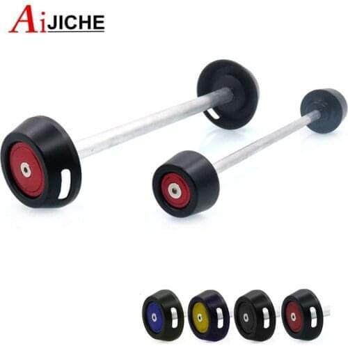 Motorcycle Accessories Front & Rear Axle Fork Crash Sliders Wheel Protector For Ducati Panigale V4 V4S 2018