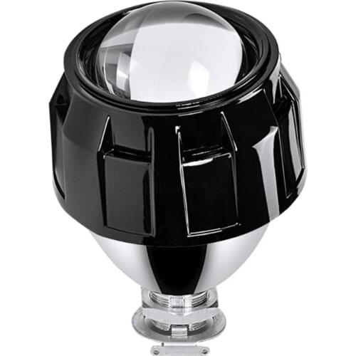 2 Pieces 2.5 Inch LED Motorcycle Headlights H1 DC 12-24V Universal Replacement High-brightness Xenon Lamp Waterproof