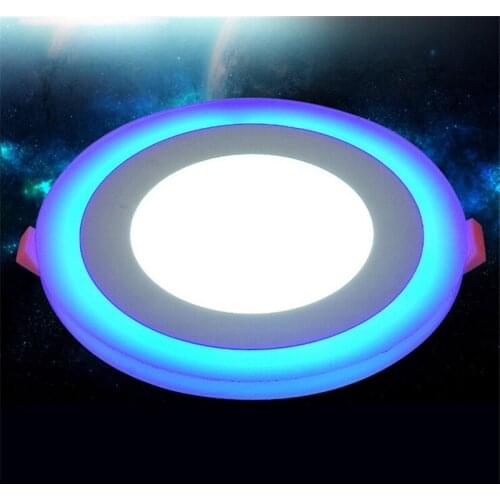 Ultra led Panel Down Light 6W 9W16W 24W 3 Model LED Lamp Recessed Ceiling Lights Double Color Indoor Lighting Bulbs