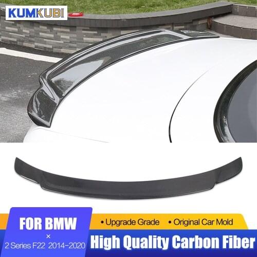 For BMW F22 F23 2 Series F22 Coupe & F23 Convertible & F87 M2 218i 220i 228i M235i 2014 to 2020 Carbon Fiber Rear Spoiler Wing