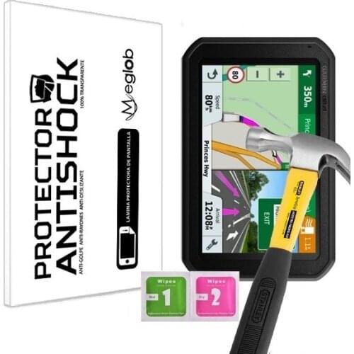 Screen protector Anti-Shock Anti-scratch Anti-Shatter compatible with Garmin dēzl 7xx 780LMT-S