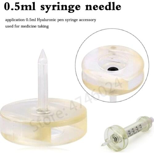 0.5ML Sterile Ampoule Needle head for Hyaluronic Pen Syringe Atomizer injection gun Disposable Tool Wrinkle Removal Lip Lifting
