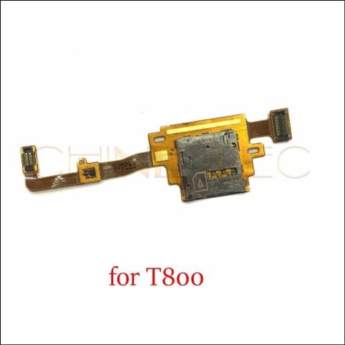 1pcs SIM Card Holder Tray Slot Flex Cable For Samsung Galaxy tab T801 T805 T800 SM-T800 3G 4G Version