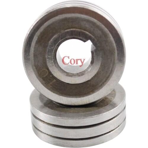 1PC MIG Roller Steel Precision Welder Wire Feed Parts Kunrled-Groove 30x10x10mm Wire Feeder Roll 0.8-1.0 1.0-1.2 1.4-1.4 1.6-1.6
