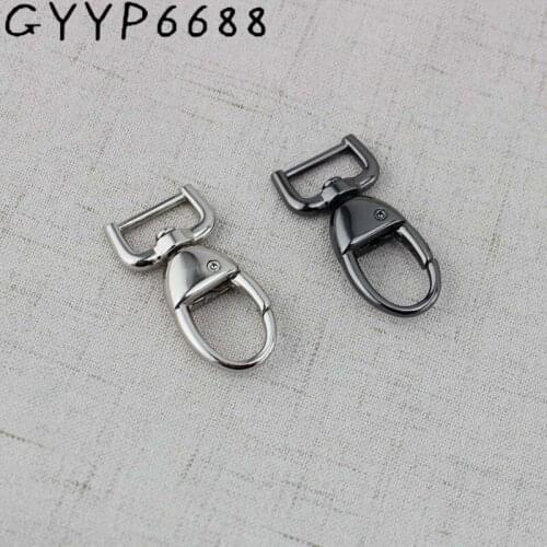 10pcs 16mm High quality Chunky hook webbing trigger snap hooks hard carabines swivel clasp lobster claws Bag Parts Accessories