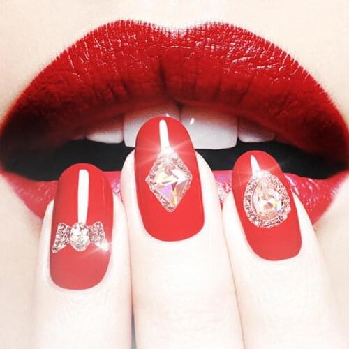 3D Nail Art Glitter Rhinestones Jewelry Decoration Charms Tips DIY Manicure Tool Great for both professional nail specialist