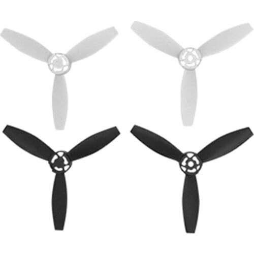 4pcs Black/White Plastic CW/CCW RC Drone Parts Flying Blades Propellers for Parrot Bebop 2 Drone Aircraft Accessories