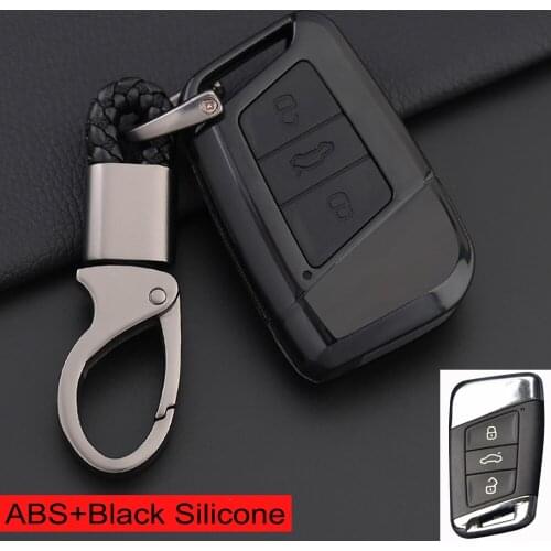 For VW Volkswagen MK2 Magotan(2017-2018) New CC (2019) New Passat (2019) B8 Variant(2016~2018) Car key Shell case carbon fiber