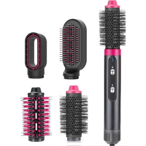 Hair Dryer Professional Salon 4 in 1 Hair One Step Dryer Brush Ion Hair Straightener Brush HairDryer Electric Hair Blower Brush