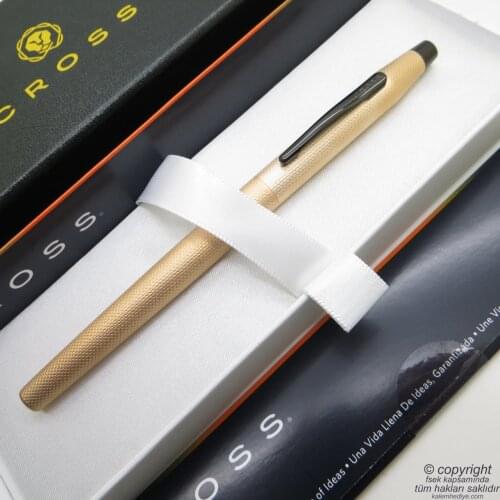 Cross AT0085-123 Classic Century Patterned PVD Plating Rose Gold Roller Pen | Cross Pen | İsme Special Pen