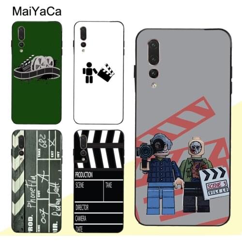 MaiYaCa Film Movie maker Clapperboard Take Case For Huawei P30 P20 Pro P10 P40 Lite Mate 20 30 10 Lite P Smart Z 2019