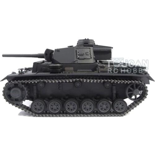 Metal Mato 1/16 Panzer III RC Tank KIT Model Infrared Recoil Gray 1223 TH00664-SMT4