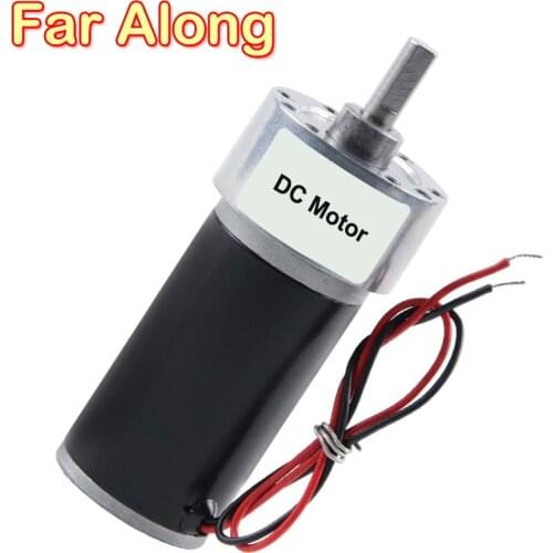 Micro DC Geared Motor 12V 24V High Torque Low Speed 10RPM To 1270RPM Reversible Adjustable Speed High Quality Metal Gear