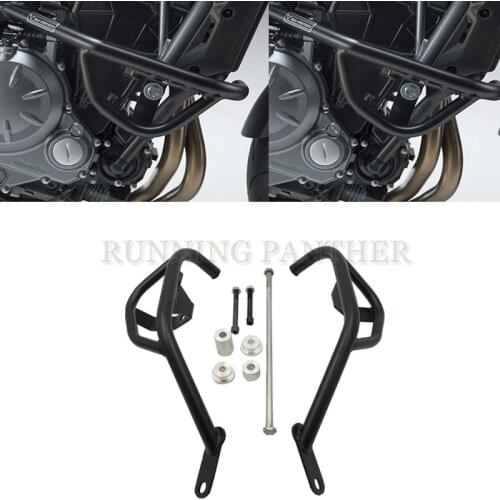 Motorcycle Front Guard Bars Motor Protector Frame On Rear Glass For Kawasaki Z650 Ninja650 Ninja 650 2017