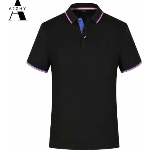 Mens Polo Shirt New 2020 Summer Fashion Solid Cotton Short Sleeve Tops For Man Slim Breathable Polo Shirts Plus Size S-3XL