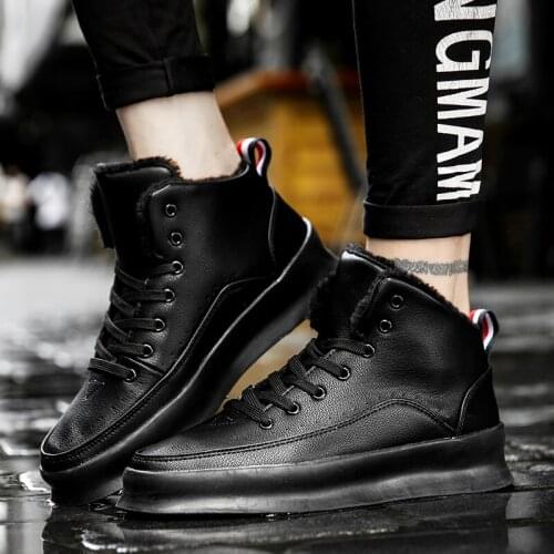 Sapatos Casual Black Casual Shoes Sneakers Men Mens Hightop Man Zapatos Casuales Para Hombre 39 S Leather Mens High Top