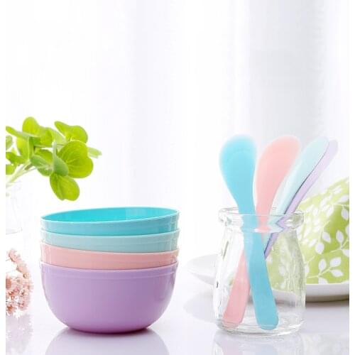 Women DIY Face Mask Mixing Bowl Set Plastic Mask Stick Mask Mixing Stick Facial Skin Care Mask Tools Kit Beauty Skin Care Tool