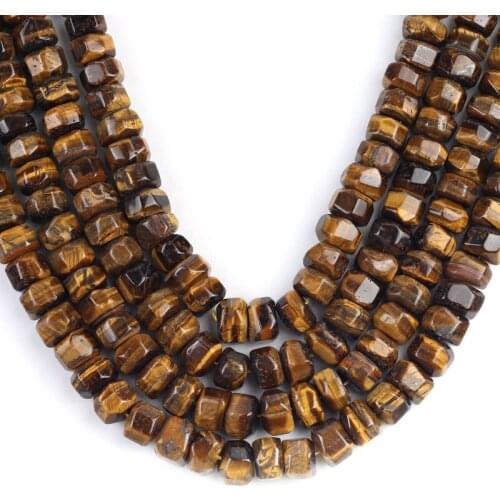 Irregular Tiger Eye Stone Beads Natural Special Cut Genuine Loose Spacer Beads 10*15mm For Jewelry DIY Making Bracelets