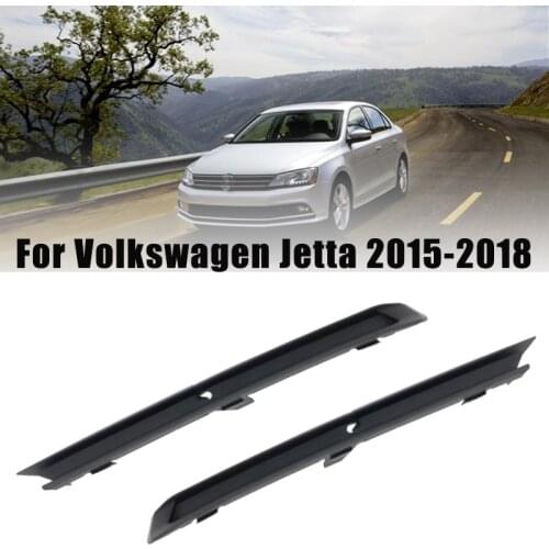 Car Front Bumper Bracket Frame Cover Bar ABS End Cap For Volkswagen Jetta 2015 2016 2017 2018 Left & Right Driver Side