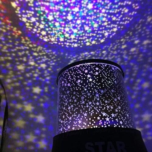 Galaxy Projection Lamp Starry Sky Rotating Led Night Light Planetarium Childrens Bedroom Decorations Childrens Holiday Gifts