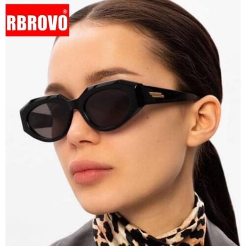 RBROVO 2021 Sunglasses Women Cateye Women Sun Glasses Vintage Brand Designer Sunglasses For Women Irregular Gafas De Sol Mujer