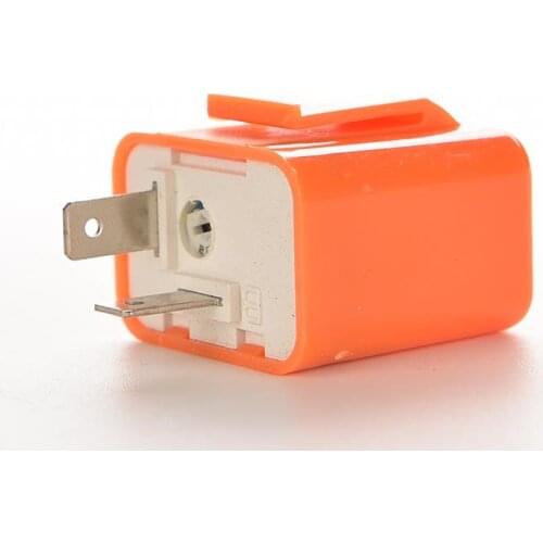 2 Pins 50C/m-200C/m Motor LED Flasher Relay Fix 12V Flash Speed Adjustable Motorcycle Turn Light Signal Indicator Resistor