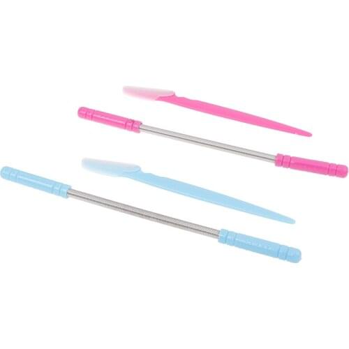 Facial Hair Remover Razor Face Epilator Depilatory Spring Face Threading Tool Eyebrow Cutting Makeup Knife Makeup Tool