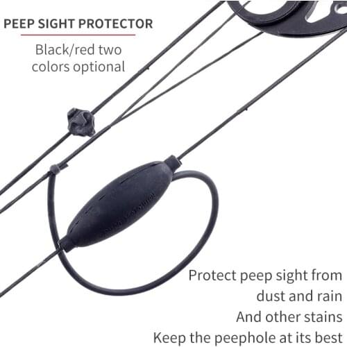 Protector Accessory Fish Mouth Protect Silica Gel Peep Sight ProtectorWholesale Archery Compound Bow Peep Sight