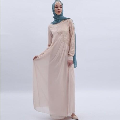 Eid Vestidos Sequin Abaya Dubai Arabic Muslim Hijab Dress Turkey Kaftan Sukienki Women Caftan Marocain Robe Musulmane Dresses