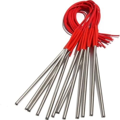10PCS 9mm 225~255mm 201SUS Single Head Dual Heating Tube 110V/220V/380V 500W/520W/540W/560W/570W Cartridge Heater Element