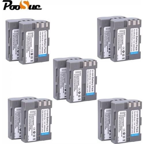 10pcs EN-EL3e EN EL3e battery ENEL3e 7.4V 2400mAh bateria for Nikon D50 D70 D200 D300 DSLR D700 accessories