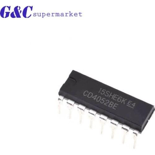 10PCS/LOT CD4052BE CD4052 4052BE 4052 DIP16