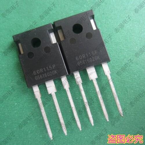 5 pcs/lote MOSFET MMQ60R115P MMQ60R115PTH 60R115P-247 Transistor original nuevo 33A650V 20N60 6R199