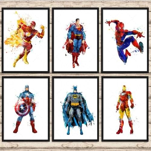 5D DIY Diamond Painting Marvel Superhero Iron Man Captain America Spiderman Cross stitch Diamond Embroidery Mosaic Art Gift