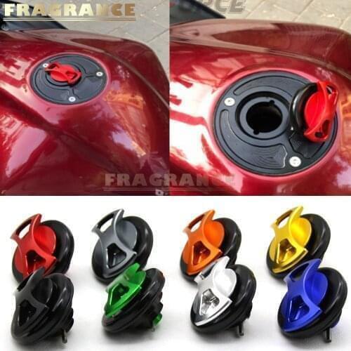 Motorcycle CNC Aluminum Fuel Tank Cap Gas Oil Tank Cover Petrol Cover for Kawasaki ZX-11C / ZX-11D 1990 - 1993