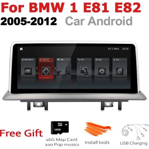 Car Android Radio GPS Multimedia player For BMW 1 E81 E82 2005~2012 Idrive stereo HD Screen Navigation Navi Media