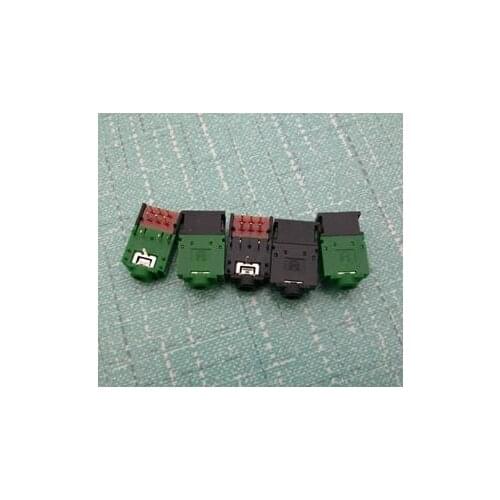 Free Shipping! 5pc Dual-channel audio jack 3.5mm headphone socket with double switch