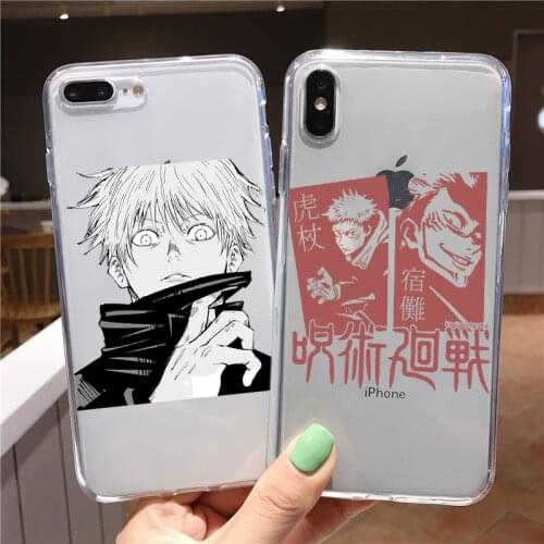 For Samsung Galaxy S21 S20 FE Note 20 S8 S9 S10 Plus Ultra Pro A50 A70 A51 A71 A21S A31 A41 A12 A10 A40 Jujutsu Kaisen Case Bags