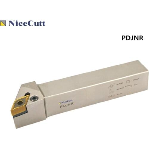 Nicecutt PDJNR PDJNL Lathe Tool Holder CNC Machine Turning Tools External Turning For Carbide Turning Insert DNMG