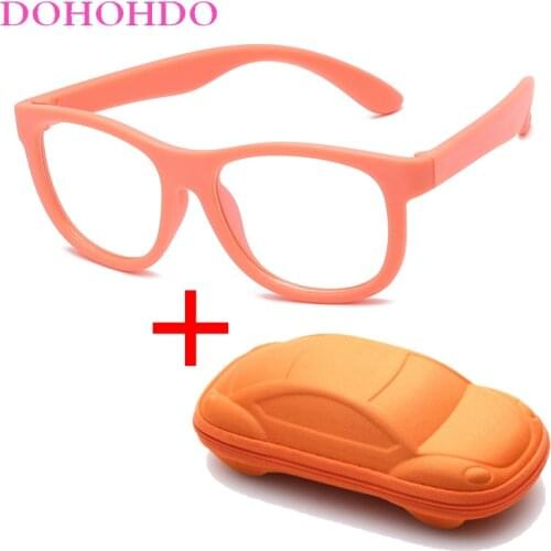 DOHOHDO Anti-Blue Light Kids Glasses Optical Frame New Children Girls Computer Blocking Anti Reflective Eyeglasses UV400 Glasses