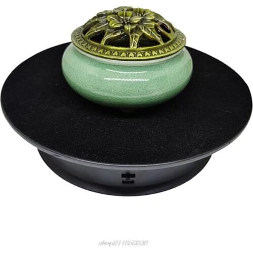 2 Speeds Electric Turntable Display Stand Noiseless Rotating Table Watch Jewelry Holder for Photography Props Jy19 21 Dropship