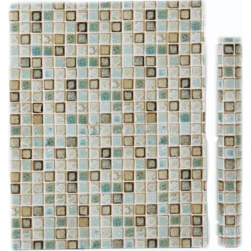 GLOW4U Self Adhesive Vinyl Marble Tile Contact Paper Wallpaper for Kitchen Walls Counter Table Furniture Sticker Removable