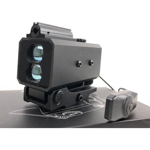 China fabricante le032 mini tamanho laser range finder montagem no escopo rifle 700m laser rangefinder
