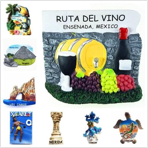 Europe and America Flavor 3D Refrigerator Magnets Fridge Magnetic Tourist Souvenir Decoration Articles Handicraft Gifts