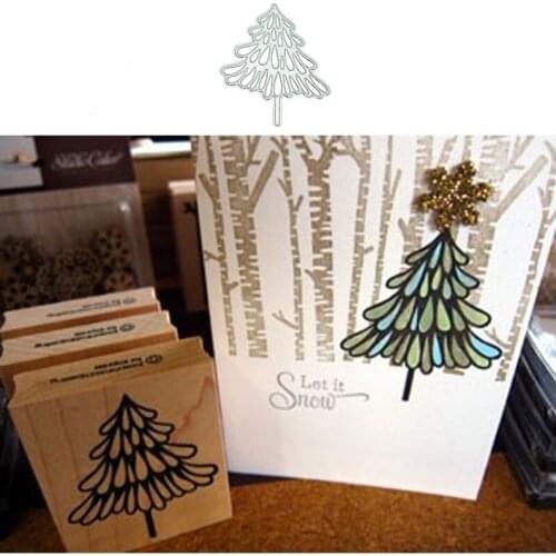 Tree Metal Cutting Dies for Scrapbooking Handmade Tools Mold Cut Stencil New 2021 DIY Card Make Mould Model Craft Decoration