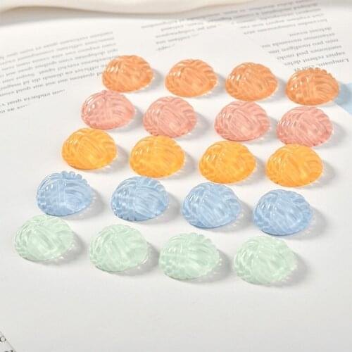 19mm round shape 50pcs/lot color resin flatback fashion beads diy jewelry stud earrings pendants accessory
