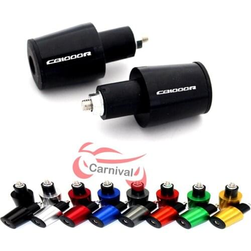 Motorcycle Accessories CNC 7/8'' 22MM Handlebar Grips Handle Bar Cap End Plugs ForHONDA CB1000R CB 1000R 2008-2018