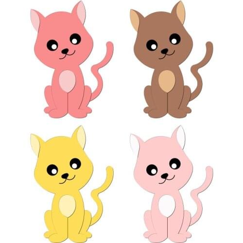 New Cartoons Wooden Die Scrapbooking C2745 Cutting Dies Multiple Sizes Compatible with most die cutting machines